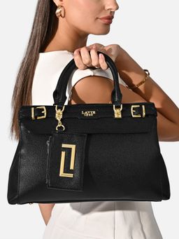 Lavie Luxe - Women's Cindy Satchel Handbag (Black) (M)