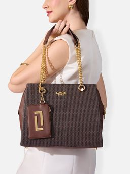 Lavie Luxe - Women's Ashley Satchel Handbag (Brown) (L)