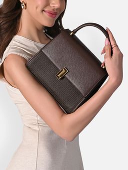 Lavie Luxe - Women's Ipsy Satchel Handbag (Brown) (M)