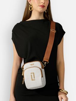 Lavie Luxe - Women's Mobile 3C Sling Bag (White)