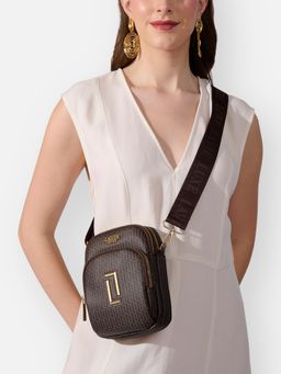 Lavie Luxe - Women's Mobile 3C Sling Bag (Brown)