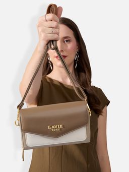 Lavie Luxe - Women's Sally Casual Sling Bag (Beige)