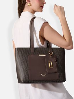 Lavie Luxe - Women's Bliss Tote Handbag (Brown)