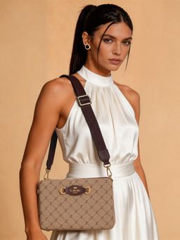 Lavie Paris - Women's Melvin Sling Bag -Khaki (LARGE)