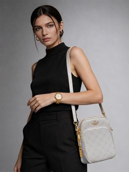 Lavie Paris - Women's Mason Sling Bag -Off White (MEDIUM)