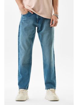 Snitch - Relaxed Fit Mid Rise Blue Jeans