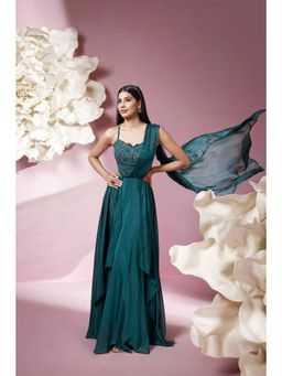 Qunic - Ocean Whisper Evening Gown