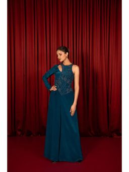 Qunic - Lagoon Mist Blue Jumpsuit