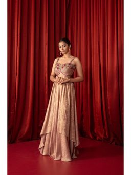 Qunic - Rose Luxe Evening Dress
