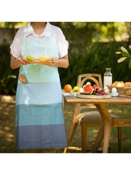 Ellementry - Waffle Blue Kitchen Apron