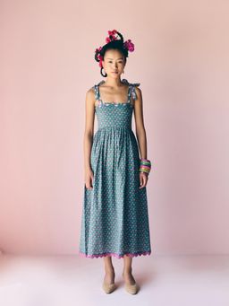 Prakriti Jaipur - Green Strappy Dress