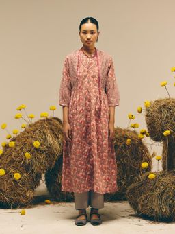 Prakriti Jaipur - Grey Smock Kurta