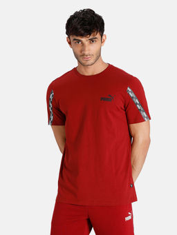 Puma - Power Tape Tee Men Red T-shirt