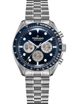 Tornado - Cosmic Chrono Chronograph Blue Sunray Dial Watch (T22103-SBSN) (M)