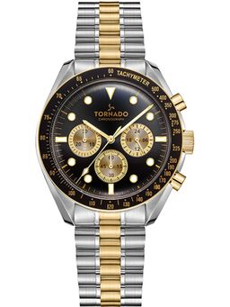 Tornado - Cosmic Chrono Chronograph Black Sunray Dial Watch (T22103-TBTB) (M)