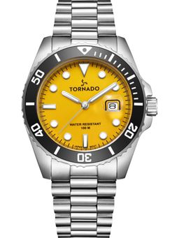 Tornado - Analog Yellow Dial Watch (T22001-SBSYB) (M)