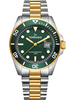 Tornado - Lumina Analog Green Watch (T22001-TBTH) (M)