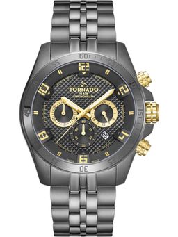 Tornado - Chronograph Black with Gold Markings Watch (T3149B-XBXBG) (M)