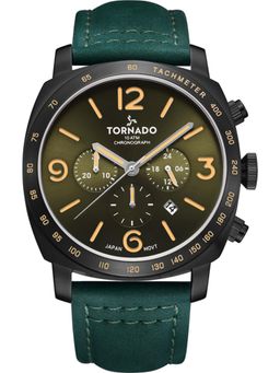 Tornado - Chronograph Green Watch (T9102-BLHH) (M)