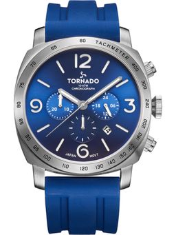 Tornado - Chronograph Blue Watch (T9102-SSNN) (M)