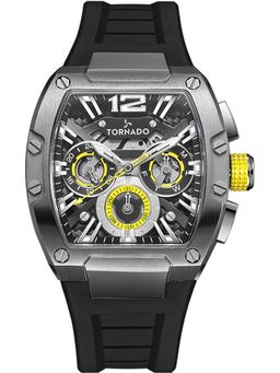Tornado - Xenith Analog Black Dial Watch (T23105-XSBB) (M)