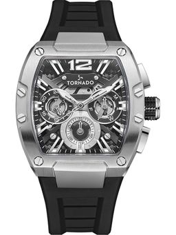 Tornado - Xenith Multi Function Black Dial Watch (T23105-SSBB) (M)