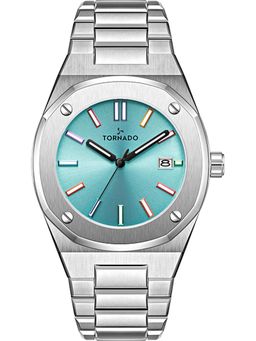 Tornado - Aurora Twilight Analog Light Blue Dial Watch (T23003-SBSL) (M)