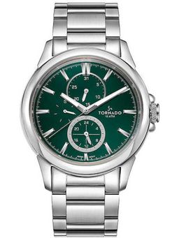 Tornado - Multi Function Green Dial Watch (T6107-SBSH) (M)