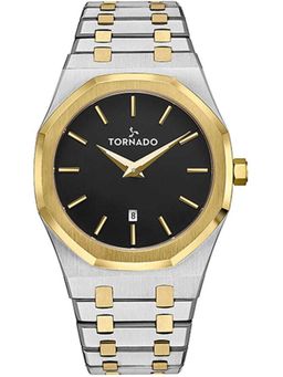 Tornado - Analog Black Dial Watch (T9009-TBTB) (M)
