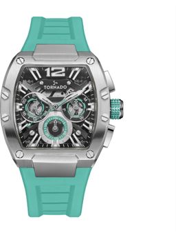 Tornado - Xenith Analog Black Dial Watch (T23105-SSHB) (M)