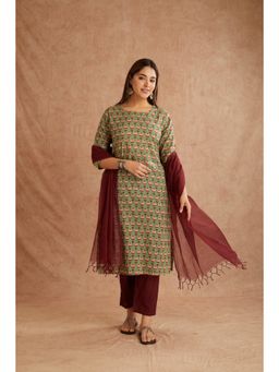 KAHVA - Amrita Falak Kurta with Pant and Dupatta
