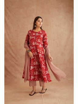 KAHVA - Anila Unz Kurta with Pant and Dupatta