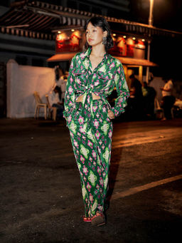 Style Junkiie - Cafe Green Ikat Shirt