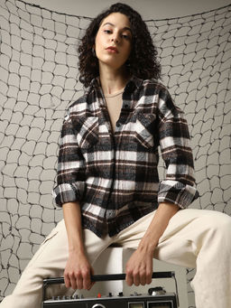 Hubberholme - Multi-Color Checks Relaxed Shirts