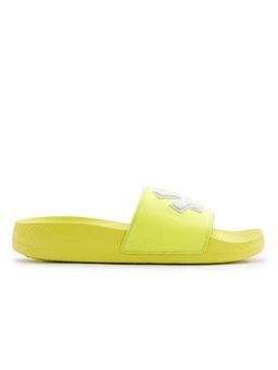 WROGN - Mens Green Neon Coral Sliders