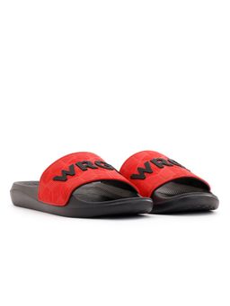 WROGN - Mens Black Hell Blaze Sliders