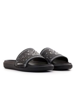 WROGN - Mens Black Darkmatter Sliders