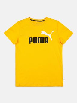 Puma - Ess Plus 2 Col Logo Boys Orange T-shirt