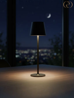 ELARE - Metro Matte Black Glow Desk Lamp