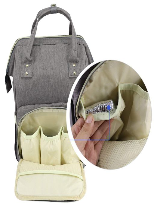 House of Quirk Baby Boy & Girl Maternity Diaper Bag - Grey