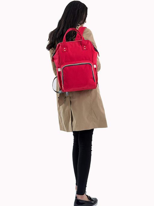 House of Quirk Baby Boy & Girl Maternity Diaper Bag - Red