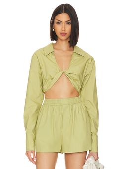 L'Academie - Tereza Poplin Crop Top