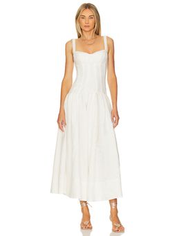 Nicholas - Makenna Drop Waist Corset Midi Dress