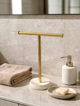 Mason Home - Linear Hand Towel Holder - White