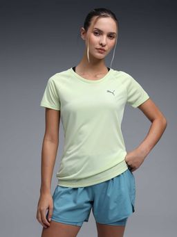 Puma - Train All Day Women Green Crew Neck Slim Fit T-Shirt
