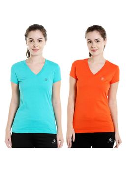 Bodycare - Bodyactive Pack Of 2 Women'S Tshirt - Multi-Color