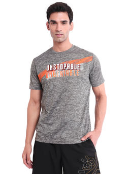 CULT - Grey Typographic Print Training T-Shirt