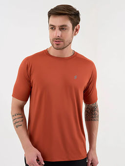 DCYPHR - Men's Ausm5X Raglan Tee - Burnt Orange