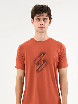 DCYPHR - Men's Ausm5X Crew Neck Tee - Burnt Orange