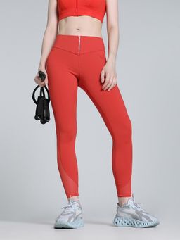 Puma - Zip Womens Red Tights